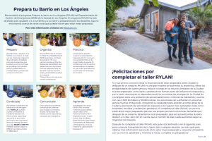City of Los Angeles | Ready Your LA Neighborhood Resource Guide (Spanish)
