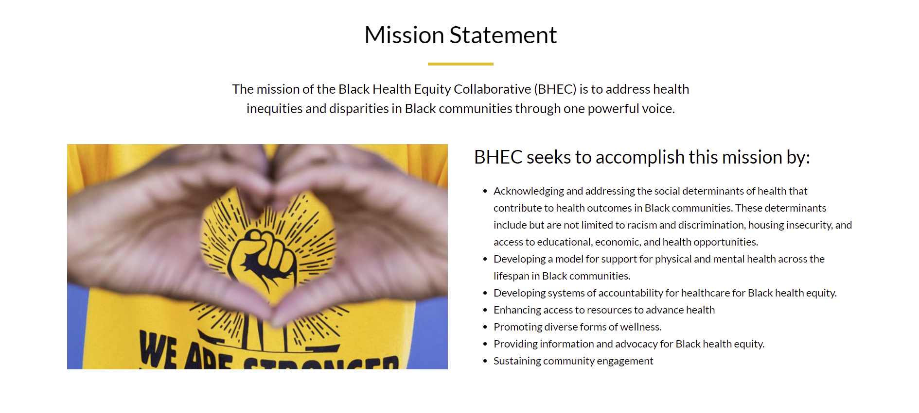 Black Health Equity Community Resources